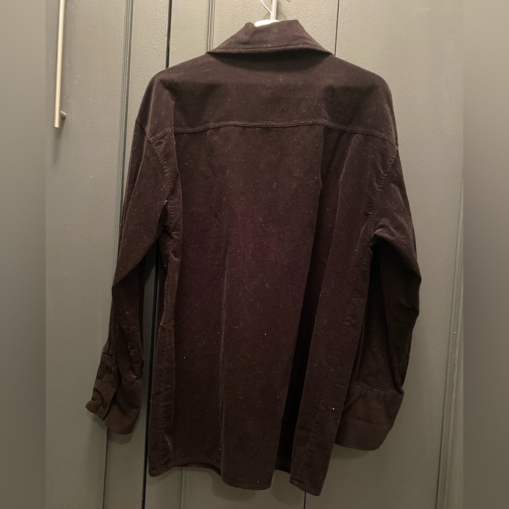 WeWoreWhat - NWOT - Black Corduroy Shacket - Size XS/S - Picture 11 of 12